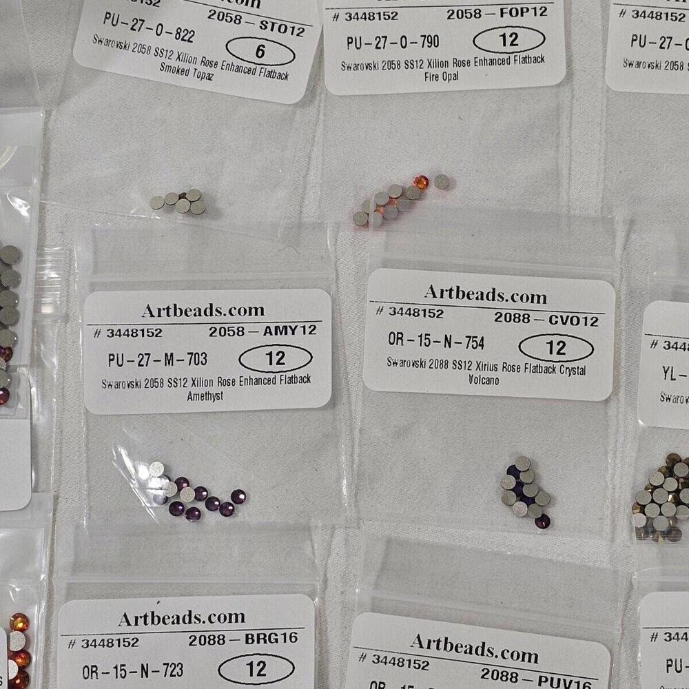 Swarovski Create Your Style Crystal Passions Lot Flat Back Rhinestones - Picture 3 of 7